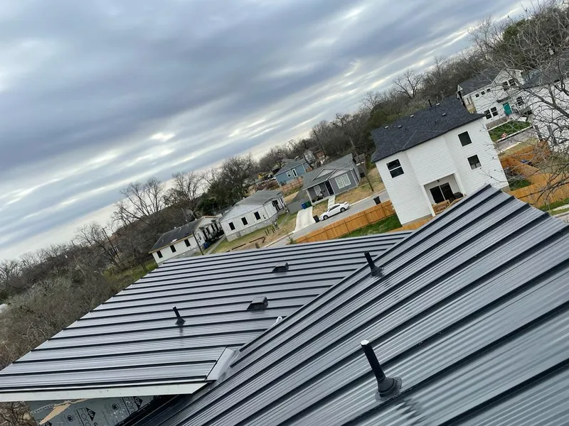 Standing seam metal roof panels with vents for Skylight Repair in South Bend